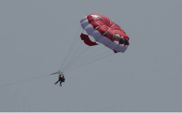 Parasailing Over Valleys